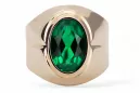 Ring Vintage Jewlery Emerald Original Vintage 14K Rose Gold vrc296r